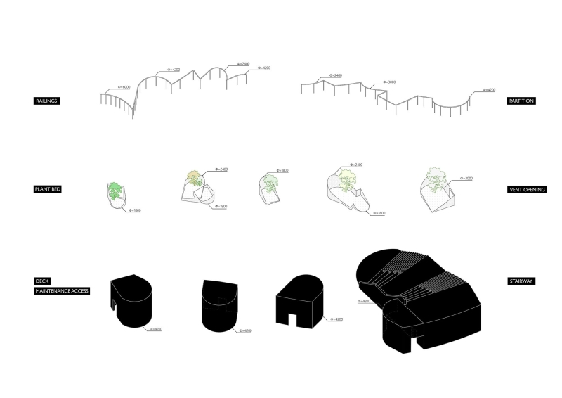 The Floating Courtyard &ndash; Underground Entrance Plaza Renovation | Deep Origin Lab