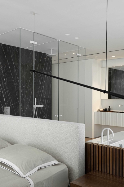 The Modern Home Where Concrete Stripes Shape Both the Exterior and Interior