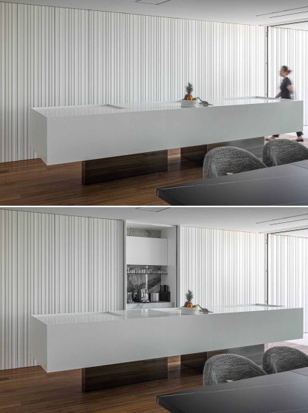 The Modern Home Where Concrete Stripes Shape Both the Exterior and Interior