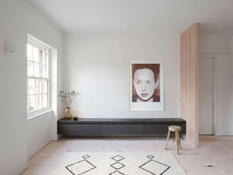 The Wood Slat Wall that Changed Everything inside this London Apartment