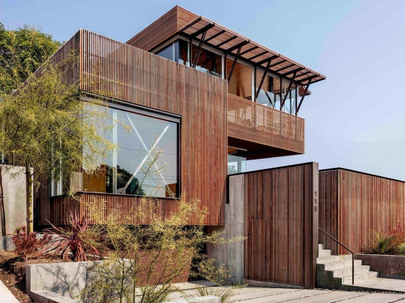 Why This Modern California House Puts the Living Room on the Top Floor