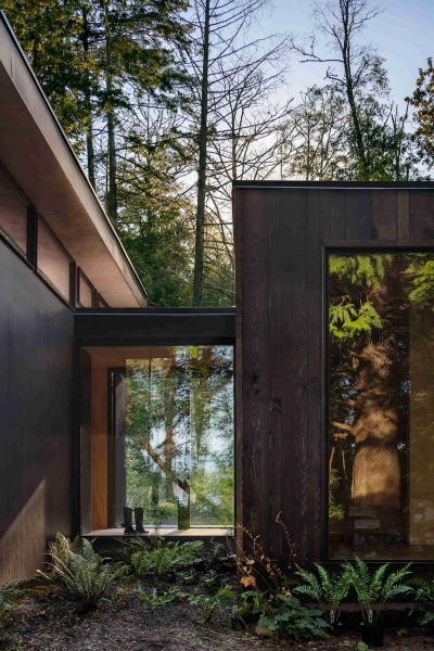 A Family&rsquo;s Forest Getaway Takes Shape as a Series of Modern Cabins