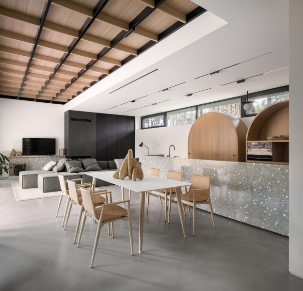 A House Built for Quiet Living in the Forest