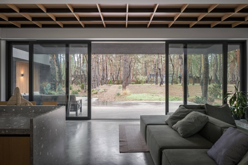 A House Built for Quiet Living in the Forest