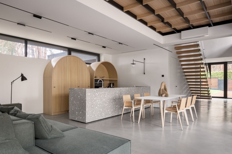 A House Built for Quiet Living in the Forest