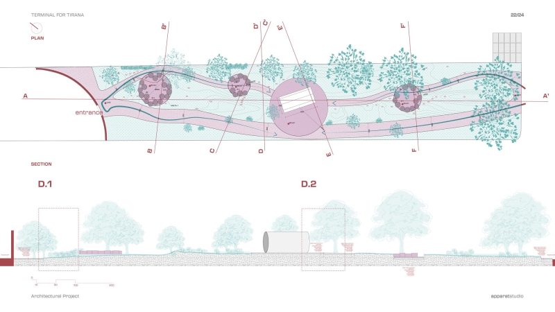 Terminal for Tirana | Apparat Studio + Karolina Halatek