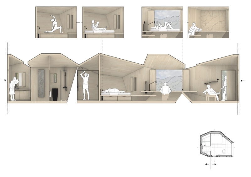This Faceted Cabin Was Designed as a Response to Fire and Landscape